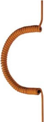Bachmann 685.881 Power Cable - Orange - 5 m