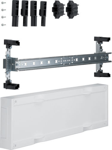 Hager UD12A1 - Horizontal DIN Rail Mounting Enclosure - White - 500x125x150 mm