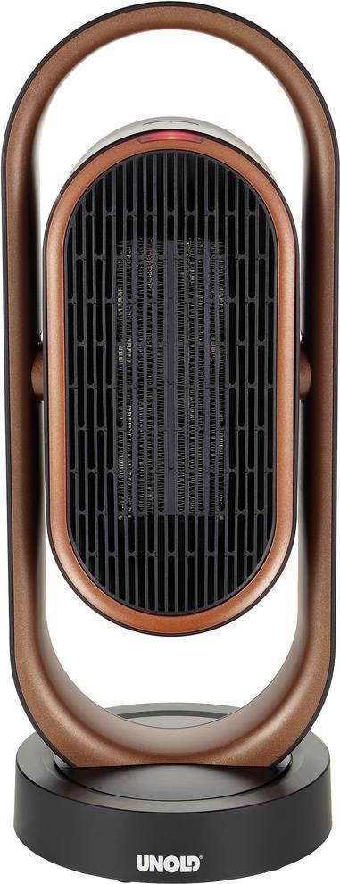 Unold 86535 Ceramic Fan Heater - 1800W - Copper-Black - Remote Control