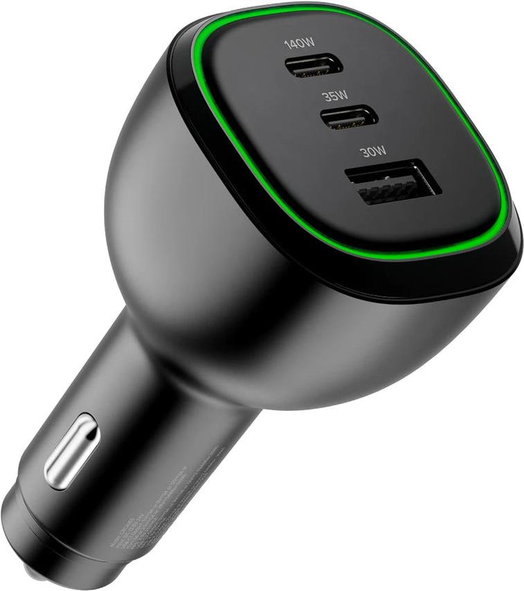 ALOGIC Universal Mobile Device Charger 165W, Black, Car Cigarette Lighter Adapter, CRCA165C1