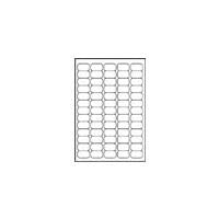 AVERY Zweckform Mini Identification Labels Neon Yellow 38.1 x 21.2 mm for Laser Printers (L7651Y-25)