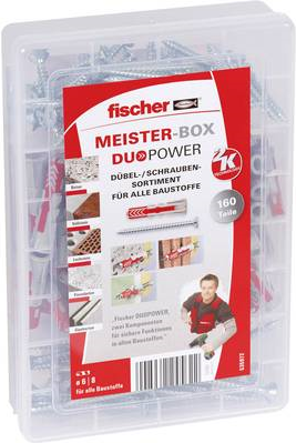 Fischer Screw Anchor/Dowel Expansion Anchor 80 Pieces (535972)