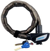 FISCHER Link Bicycle Lock - 900 mm Length, Black, Diameter 24 mm