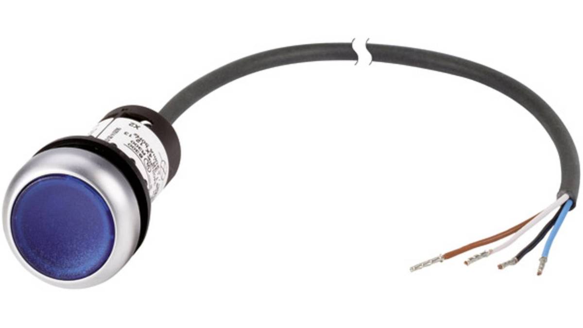 Eaton Drucktaster flach Blau C22-DL-B-K10-24-P62 1 St. (185585)
