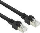 ACT Black 0.5 m S/FTP Cat.7 PUR Flex Patch Cable with RJ45 Connectors (CAT6A Compliant) (FB8500) S/FTPCat.7