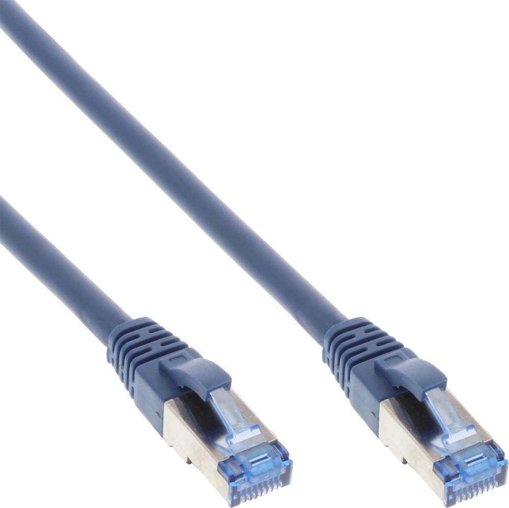 InLine - Patch Cable - RJ-45 (M) to RJ-45 (M) - 20.0 m - SFTP, PiMF - CAT 6a - Blue 76820B