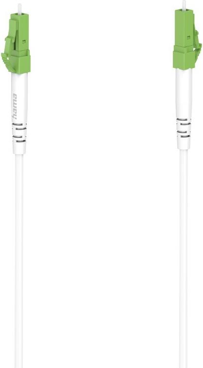 Hama Fiber Optic Network Cable, LC/APC Connector - LC/APC Connector, 10 Gbit/s, 30 m (00200800)