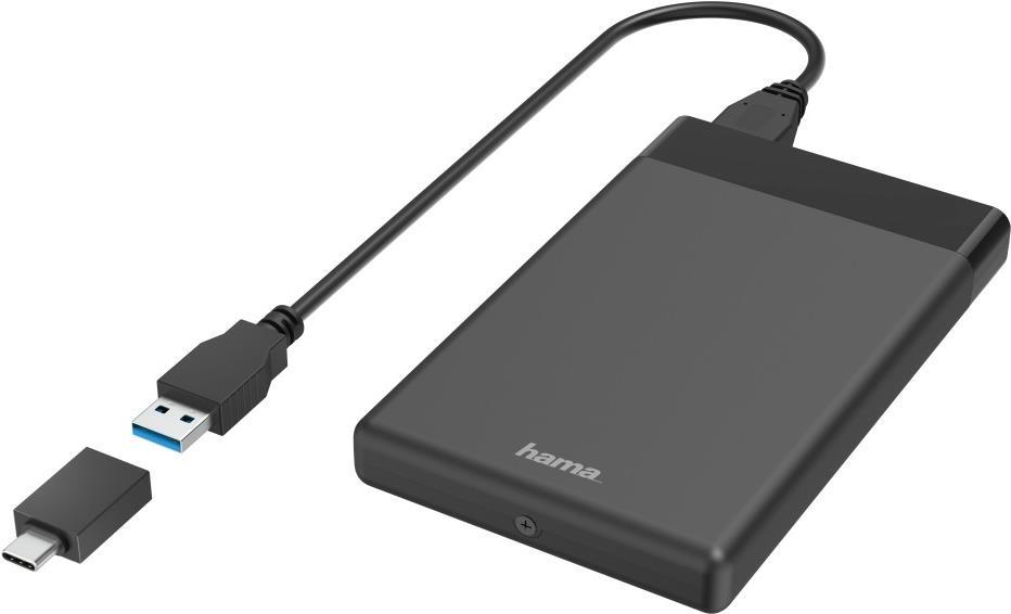 Hama 2.5" SATA Enclosure USB 3.2 Gen 1 Black (00200760) 6Gb/s