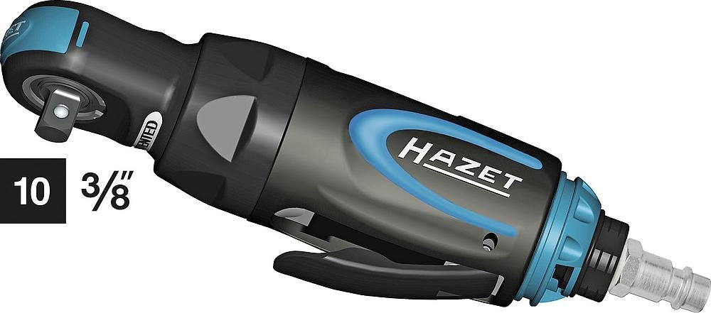 HAZET Screwdriver 9021P-2 - Black - Blue - 1/4" - 54 Nm