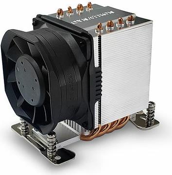 Dynatron A55 Computer Cooling System Processor Air Cooling 8 cm Black - Grey 1 piece (A55)