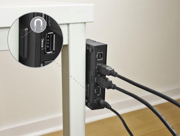 DeLOCK USB Switch for Sharing Peripherals 2 x USB 3.1 Gen 1 11495
