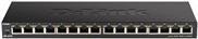 D-Link DGS 1016S Switch - Unmanaged - 16 x 10/100/1000 - Desktop - DC Power (DGS-1016S/E)