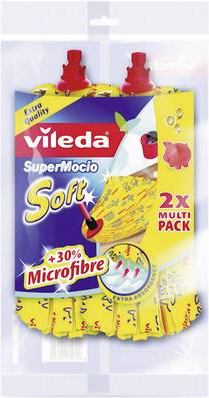 Vileda SuperMocio Soft Mop Replacement Pack (11099)