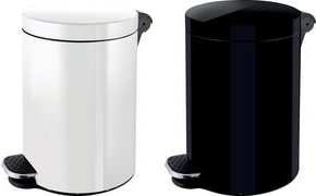 helit the knight Trash Can 5.0 L White H2404105