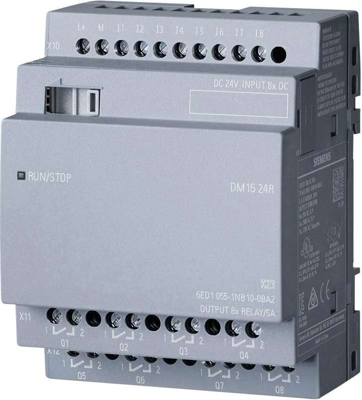 Siemens LOGO! DM16 24R Digital & Analog I/O Module Relay Channel (6ED1055-1NB10-0BA2)