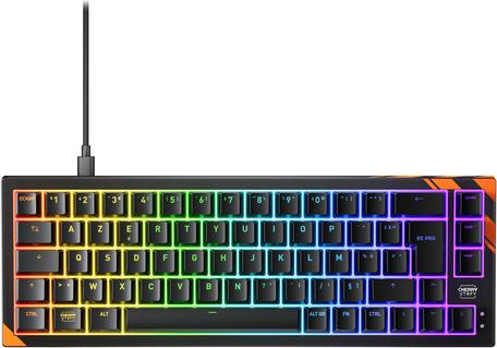 Cherry K5 Pro TMR Compact Gaming Keyboard AZERTY FR Magnetic Switch Black/Orange G8E-24200LACAFR-2