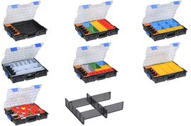 Allit EuroPlus Pro K44/21 Sortimentskoffer (B x H x T) 440 x 76 x 355 mm Anzahl Fächer: 21 1 St. (454240)