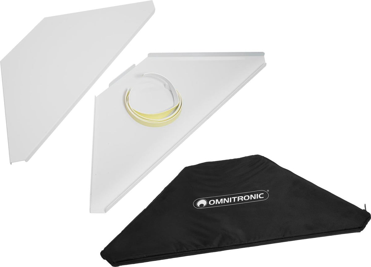 OMNITRONIC Corner Plates with Bag for Mobile DJ Stand (32000032)