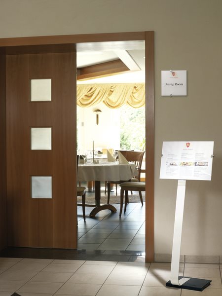 DURABLE Crystal Sign Door Sign 148x148 mm Set 482219