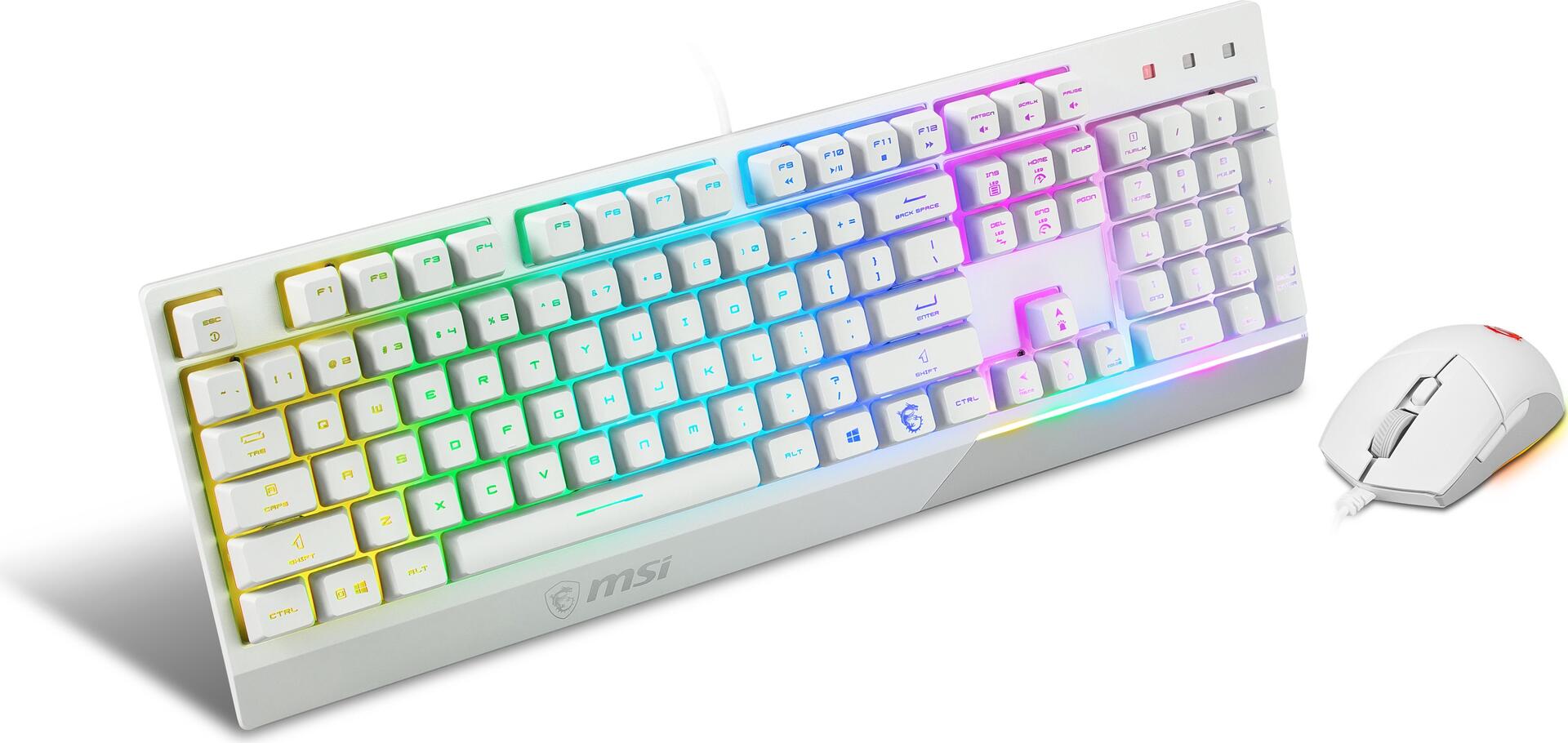 MSI Vigor GK30 Combo White Keyboard + Mouse S11-04DE305-CLA
