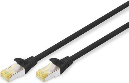 DIGITUS Patch Cable RJ-45 (M) to RJ-45 (M) 5 m CAT 6a Black (Pack of 10)