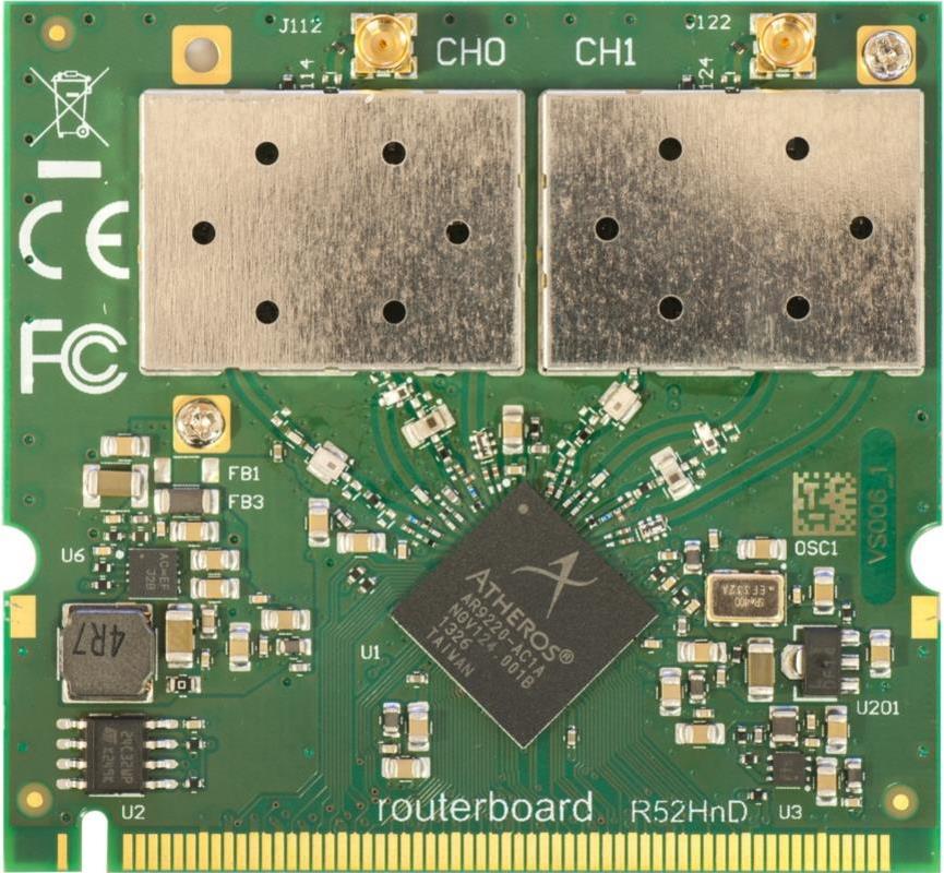 Mikrotik R52HND Network Card with Built-in WLAN - R52HND