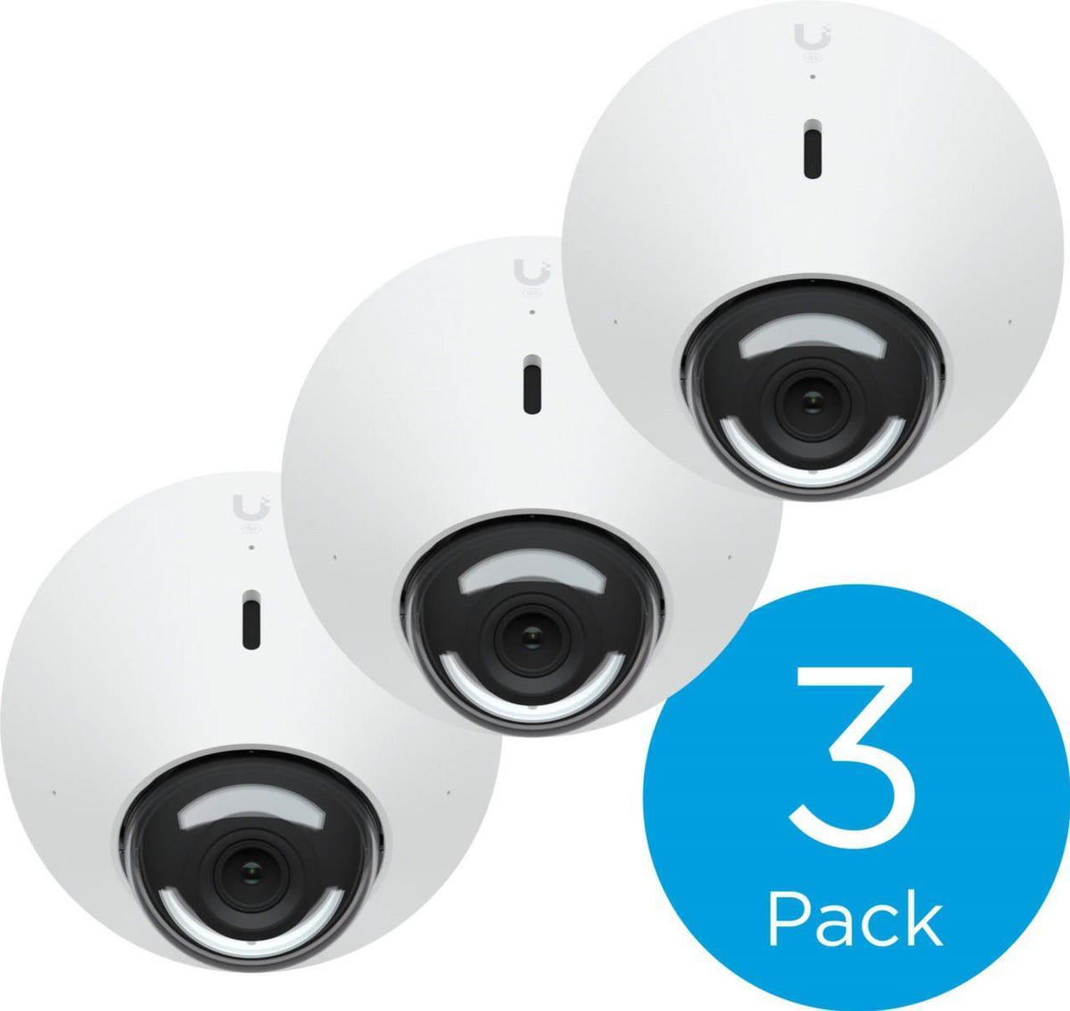 Ubiquiti UniFi G5 Dome - Network Surveillance Camera - Dome - Indoor, Outdoor - Color (Day & Night) - 5 MP - 2688 x 1512 - 2K - Audio - LAN 10/100 - PoE (UVC-G5-DOME-3)