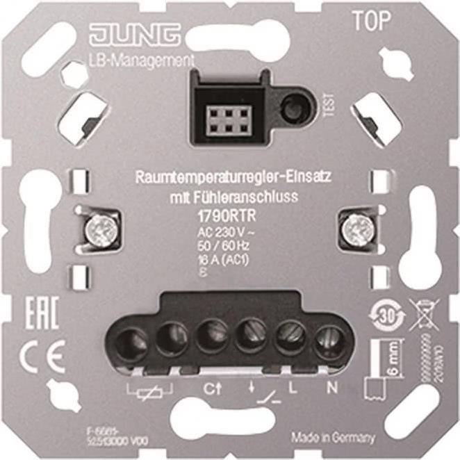 Jung Room Temperature Controller Insert with Sensor Connection 1790 RTR 1790RTR