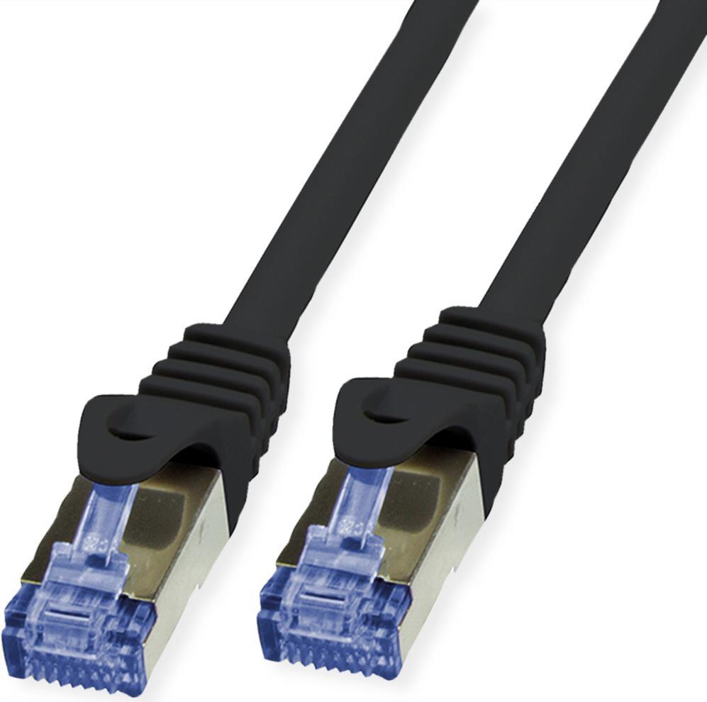 VALUE Outdoor Patchkabel Kat.6A (Class EA) S/FTP (PiMF), Massivdraht, LSOH, black, 20 m (21.99.0720)