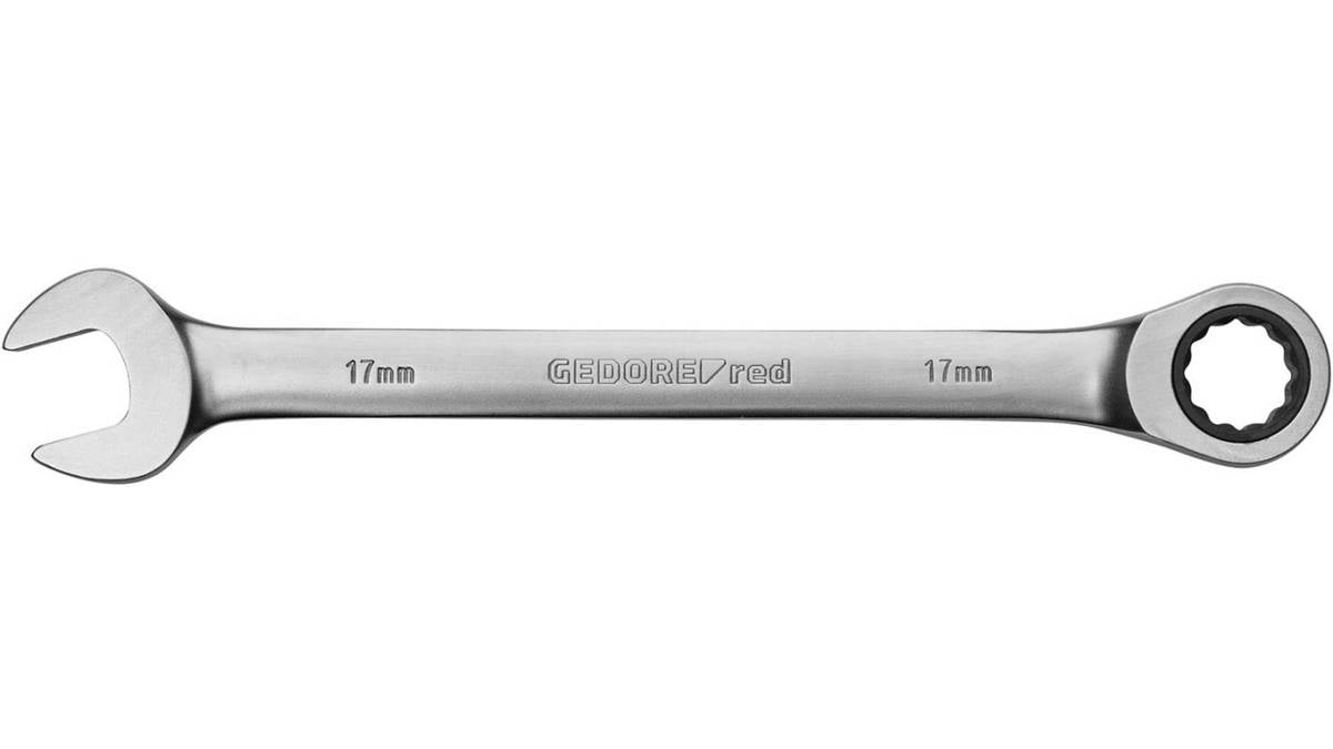 GEDORE Red Ring Ratcheting Open-End Wrench - SW22mm - Length 285 mm - Model R07100220 L.285mm