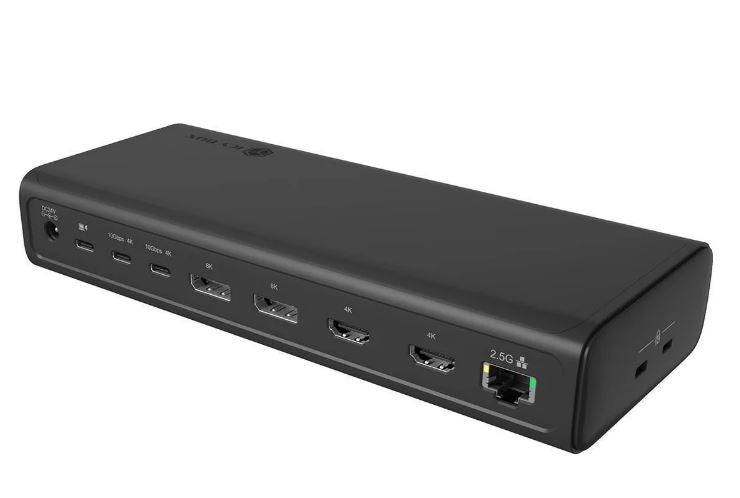 Icy Box IB-DK7401-CU31 17-in-1 Docking Station with DisplayLink DL7400 17-in-1-Dockingstation
