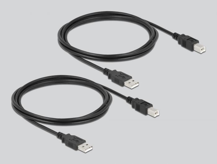 Delock USB Switch - 2 x USB 2.0 - Wall Mountable - Model 11491