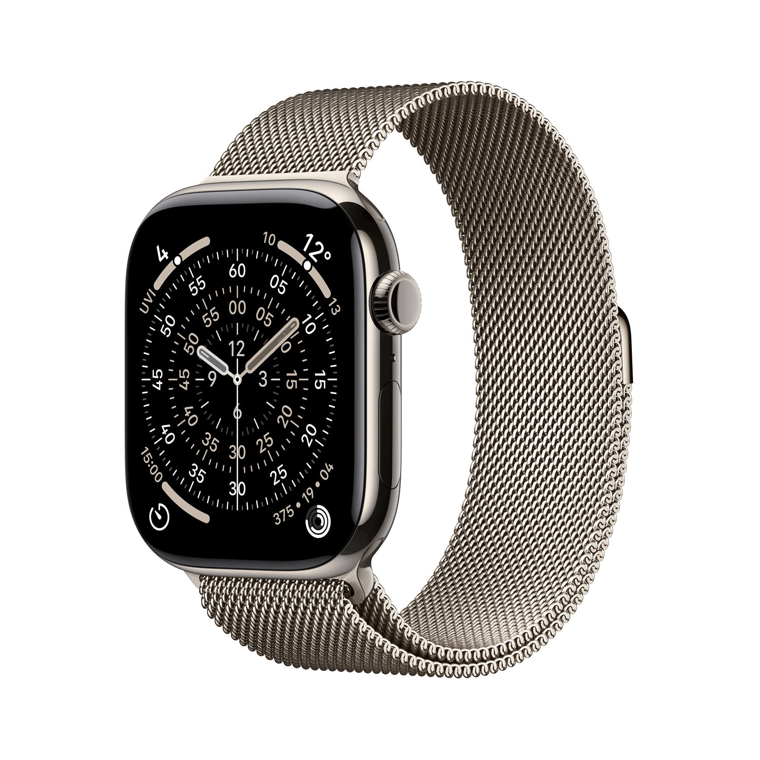Apple Watch Series 11 GPS + Cellular 46 mm Titanium Case with Milanese Loop - MFCY4ZR/A