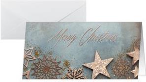 sigel 10 Christmas Cards Glamorous Christmas DIN Long (DS099)