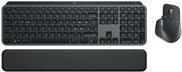 Logitech MX Keys S Combo - Wireless Backlit Keyboard and Mouse Set - Nordic Layout - Graphite (920-011612)
