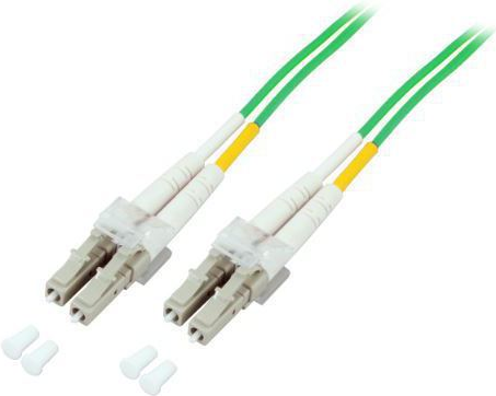 Microconnect FIB551010 Fiber Optic Cable 10 m OM5 LC/UPC Green