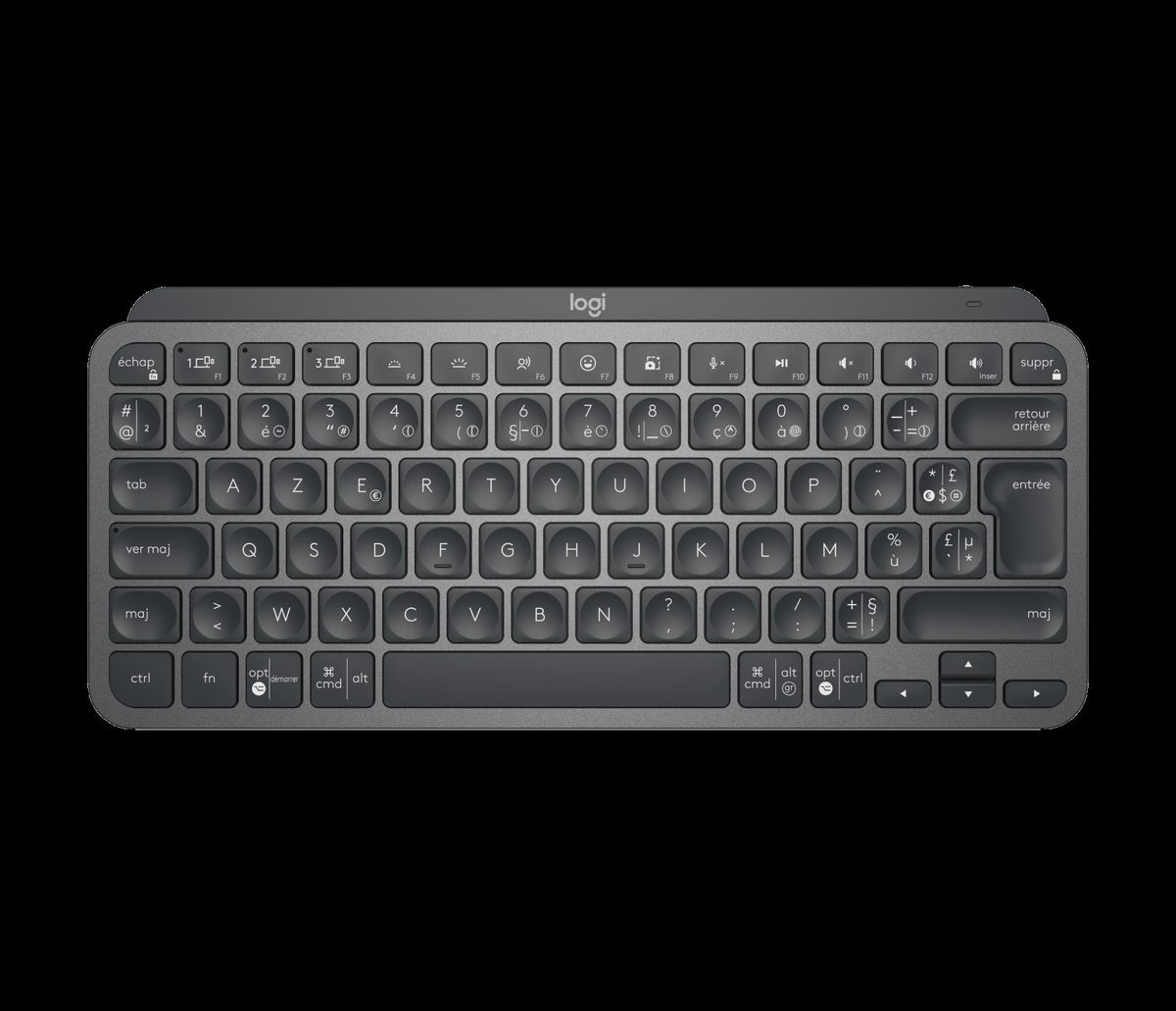 Logitech MX Keys Mini for Business - RF Wireless + Bluetooth - AZERTY French - Graphite