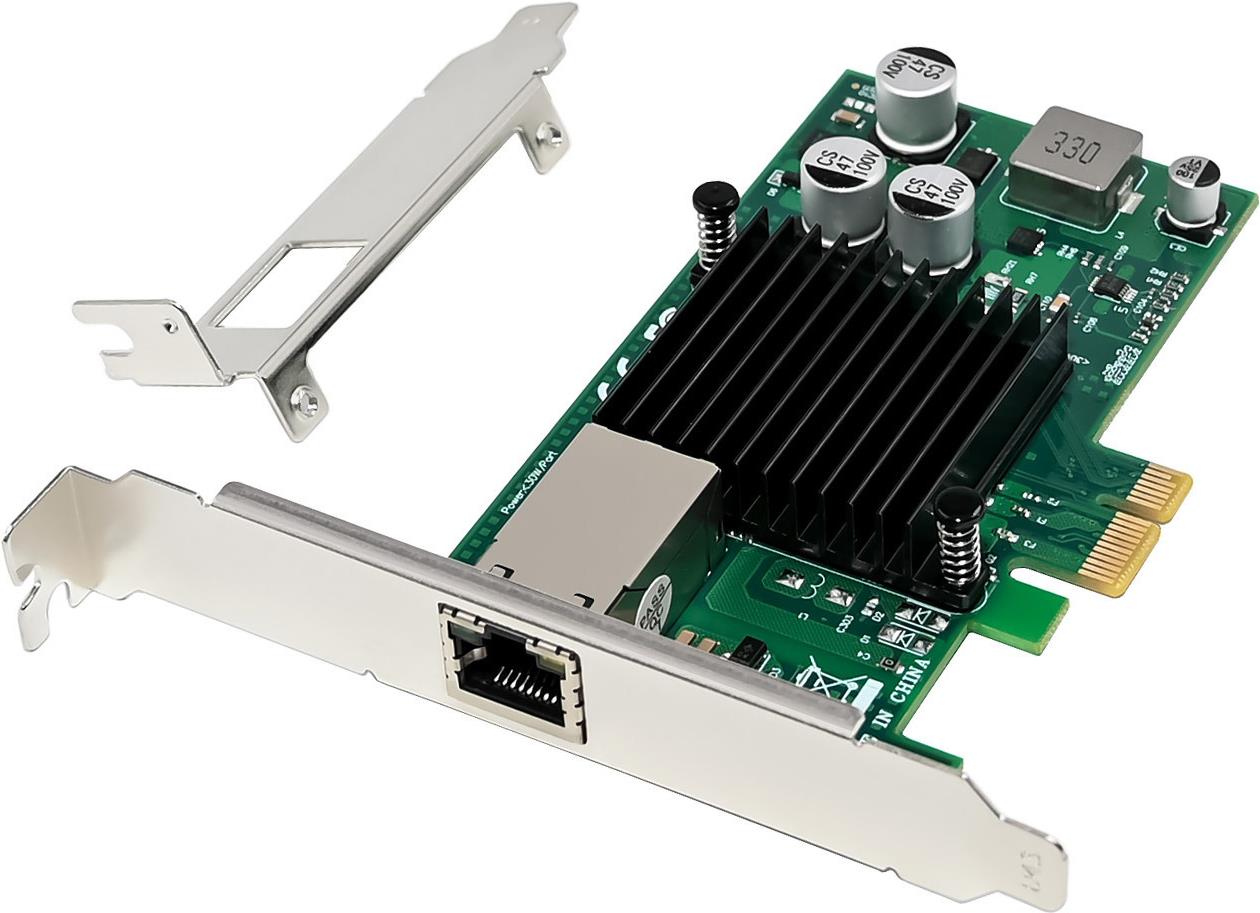 InLine Gigabit Network Card - 1x RJ45 - 1 Gb/s - PCIe x1 - PoE+ (51125O)