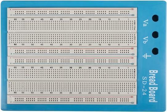 Velleman VTBB4. Verbindungspunktmaterial: Edelstahl, Produktfarbe: Blau, Weiß. Maximale Spannung: 30 V, Stromstärke (maximal): 3 A. Breite: 220 mm, Tiefe: 150 mm, Höhe: 18 mm (VTBB4)