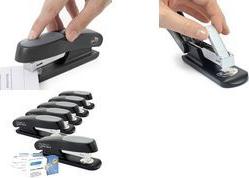 RAPESCO Sting Ray Stapler & Staples - Business Pack Germ-Savvy Antibacterial ECO, Model 1734