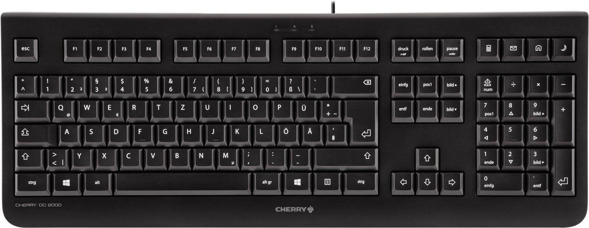 Cherry TAS DC 2000 Corded Desktop schwarz Belgisches Layout (JD-0800BE-2)