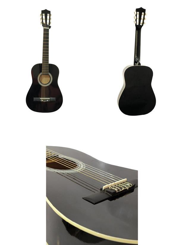 DIMAVERY AC-303 1/2 Classical Guitar Black (26242049)