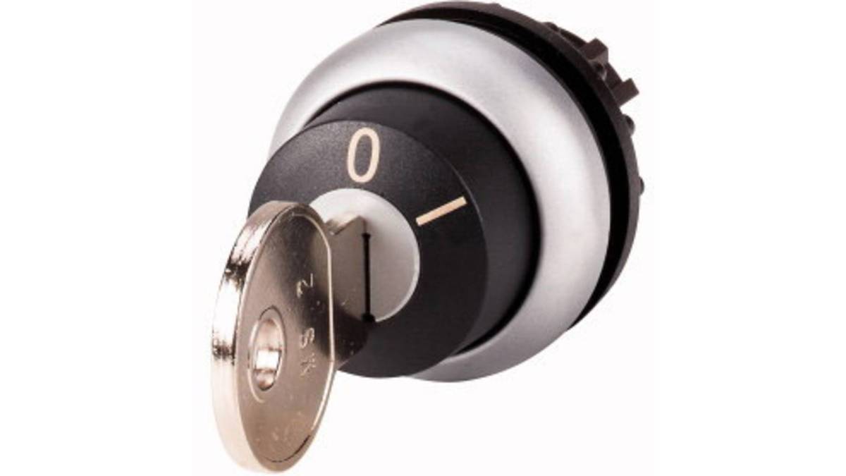 Eaton Electric GmbH Key Switch, 2 Positions, M22-WRS-MS2-A1 (111780)