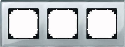 Merten 489360 Universal Glass Switch in Silver