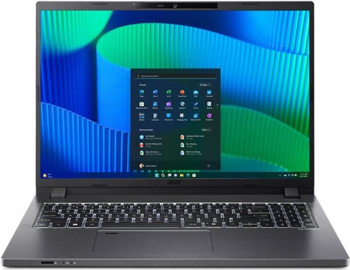 Acer TravelMate P2 16 TMP216-41-TCO - AMD Ryzen 5 Pro 7535U / 2.9 GHz - Win 11 Pro - Radeon 660M - 16GB RAM - 512GB SSD NVMe - 40.6 cm-Wi-120"20 IPS Bluetooth - Stahlgrau - kbd: Deutsch (NX.BC4EG.005)