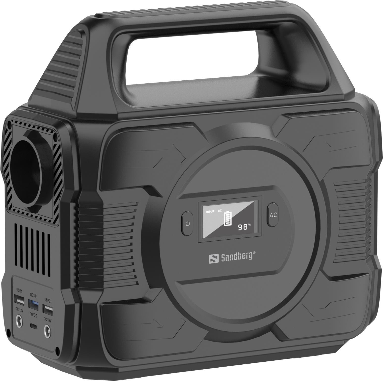 Sandberg Portable Power Station AC 230 V DC 5300 Watt Lithium-ion 80000 mAh 288 Wh