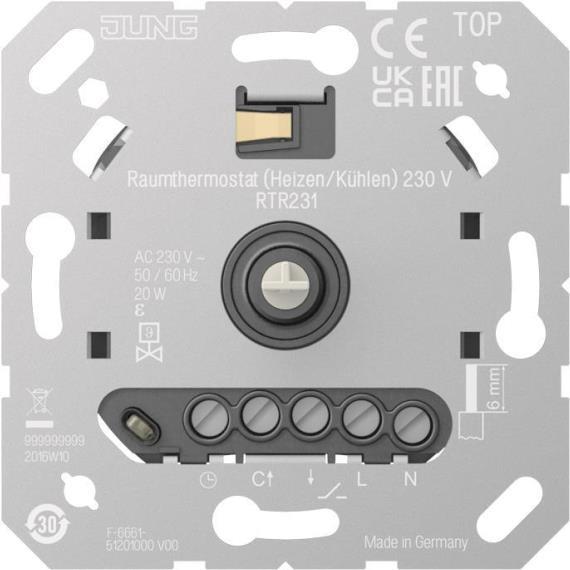 Jung RTR231 Room Thermostat 230V (RTR231)