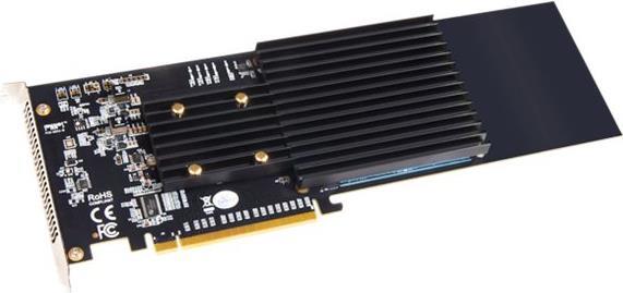 Sonnet Silent M.2 NVMe RAID Controller Card - PCIe 3.0 x16 (FUS-SSD-4X4-E3S)