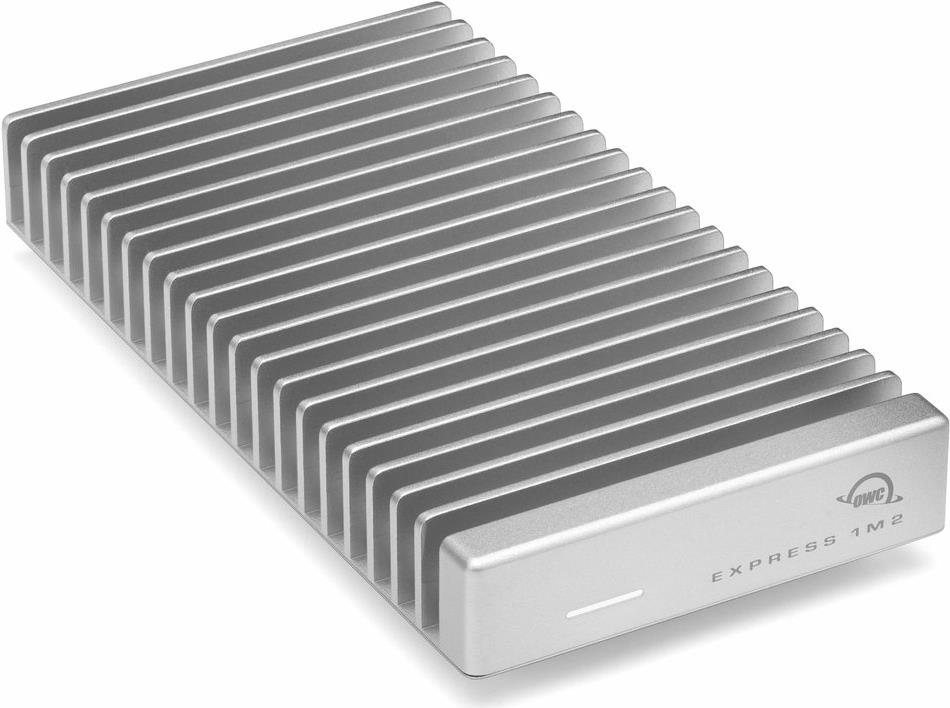 Other World Computing OWC Express 1M2 - SSD - 2TB - external (portable) - USB4 (USB-C connector) - silver (OWCUS4EXP1MT02)