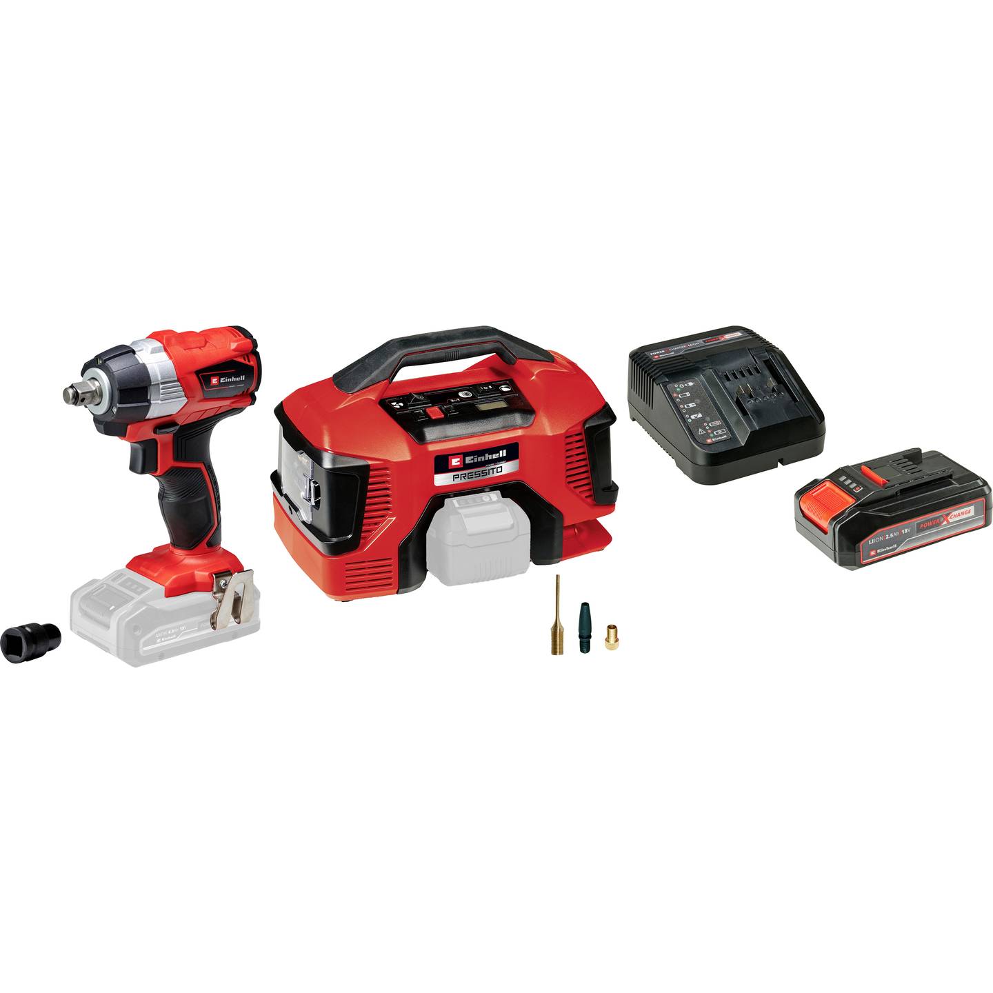 Einhell Cordless Impact Wrench - 215 Nm, 18V, 1 Battery Included